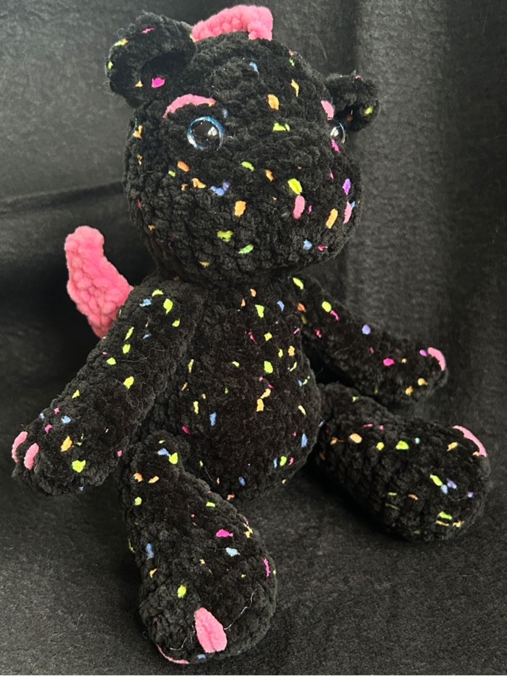 Handmade Crochet Dragon Plush 🐉
